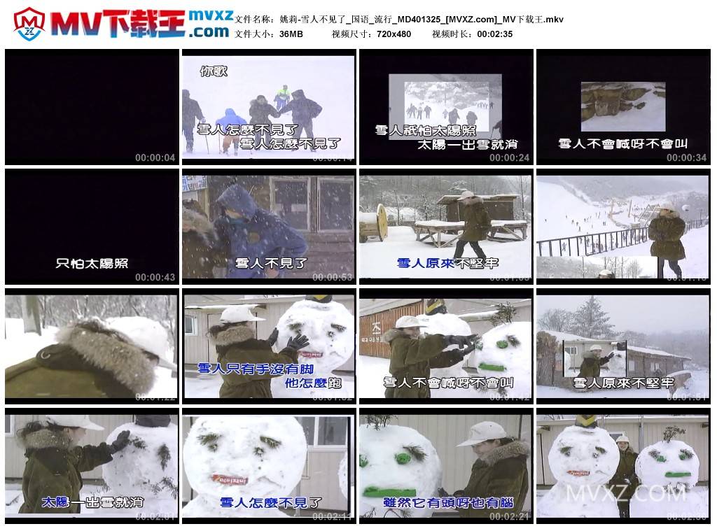姚莉-雪人不见了_国语_流行_MD401325